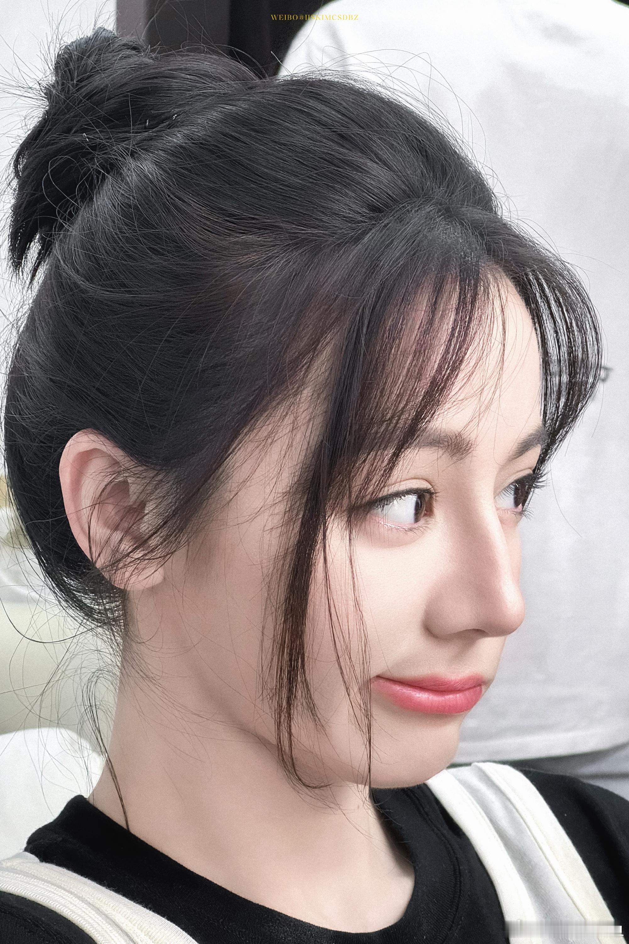 求迪丽热巴丸子头教程可爱 