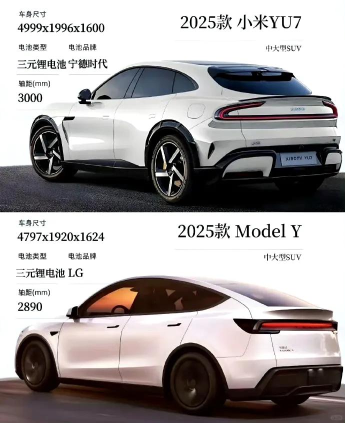 Model Y 真正的杀手来了
欲妻一问世其他都是浮云
这两款车放在一起闭着眼睛