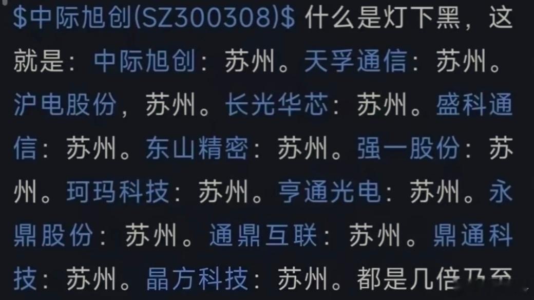 苏州的上市公司质量真高～～～这点服了。 