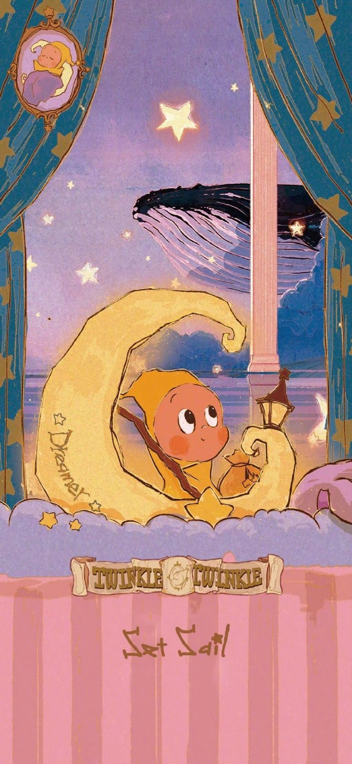 向一颗微不足道的星星学习：可以微弱，但要有光。晚安~