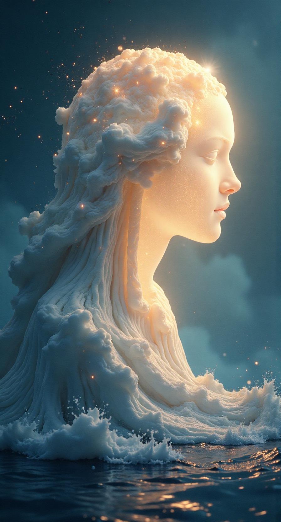 这个女人太漂亮了，简直一点瑕疵也没有，堪称精品