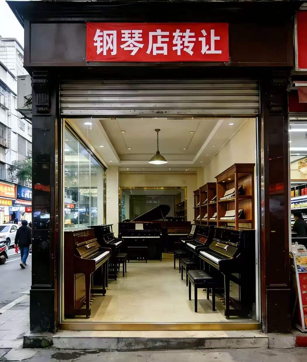 钢琴卖不动了，苗圃清仓甩卖，大家突然都安静下来。

不是没人要钢琴，也不是树不值