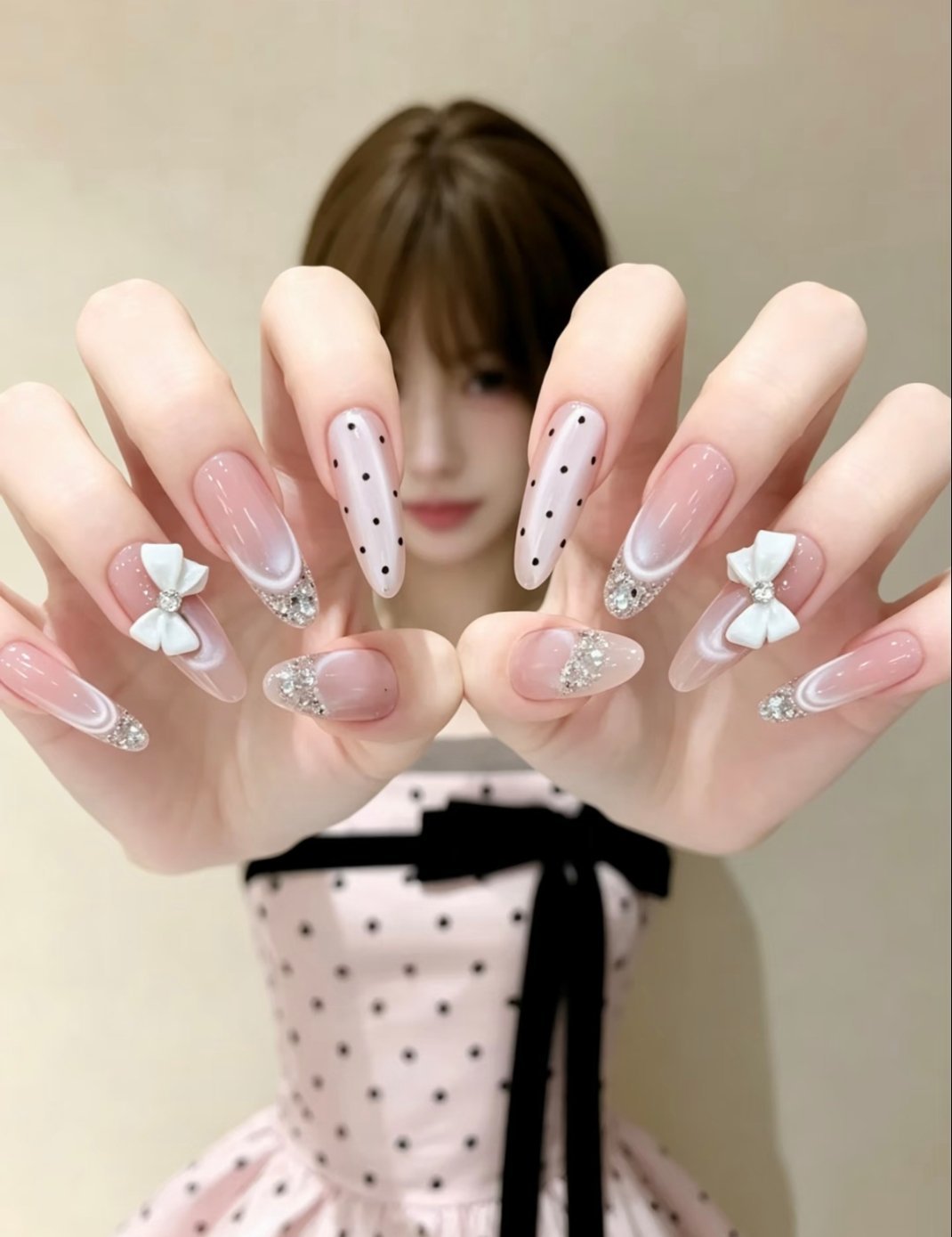 晚上好公主们～帮我选选美甲💅🏻嘿嘿嘿 