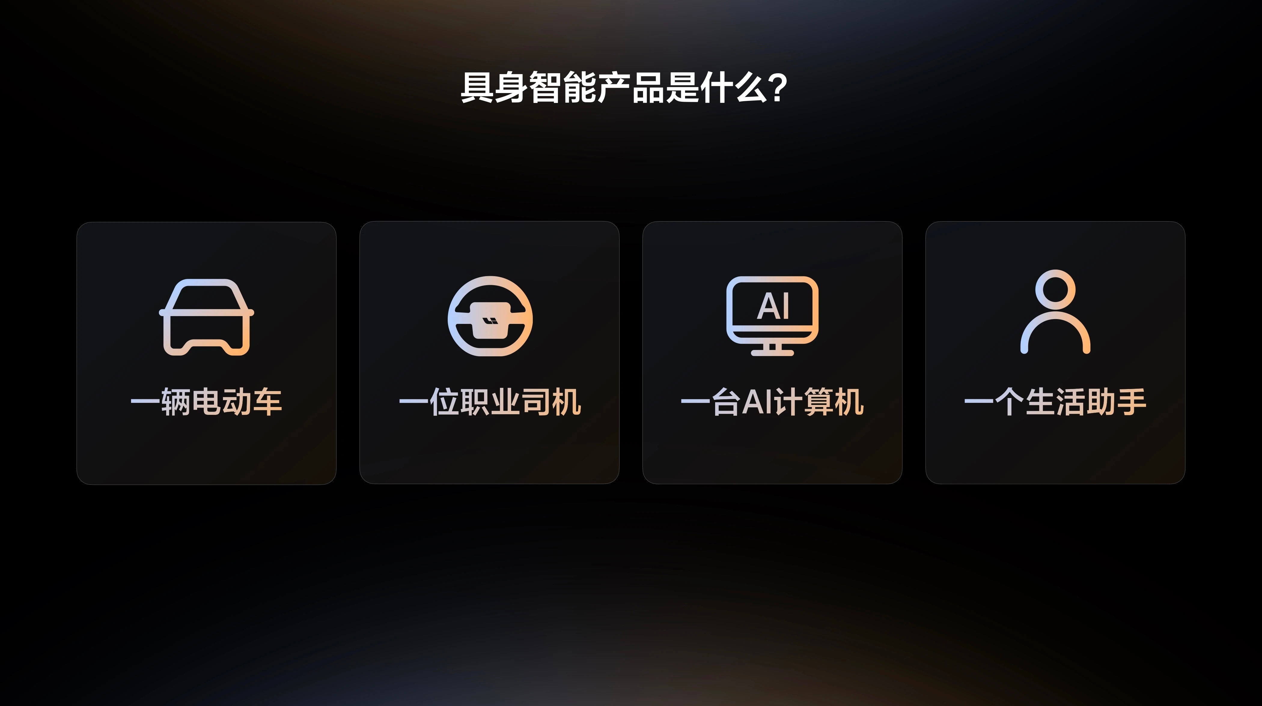 理想汽车对具身智能汽车的定义。- 