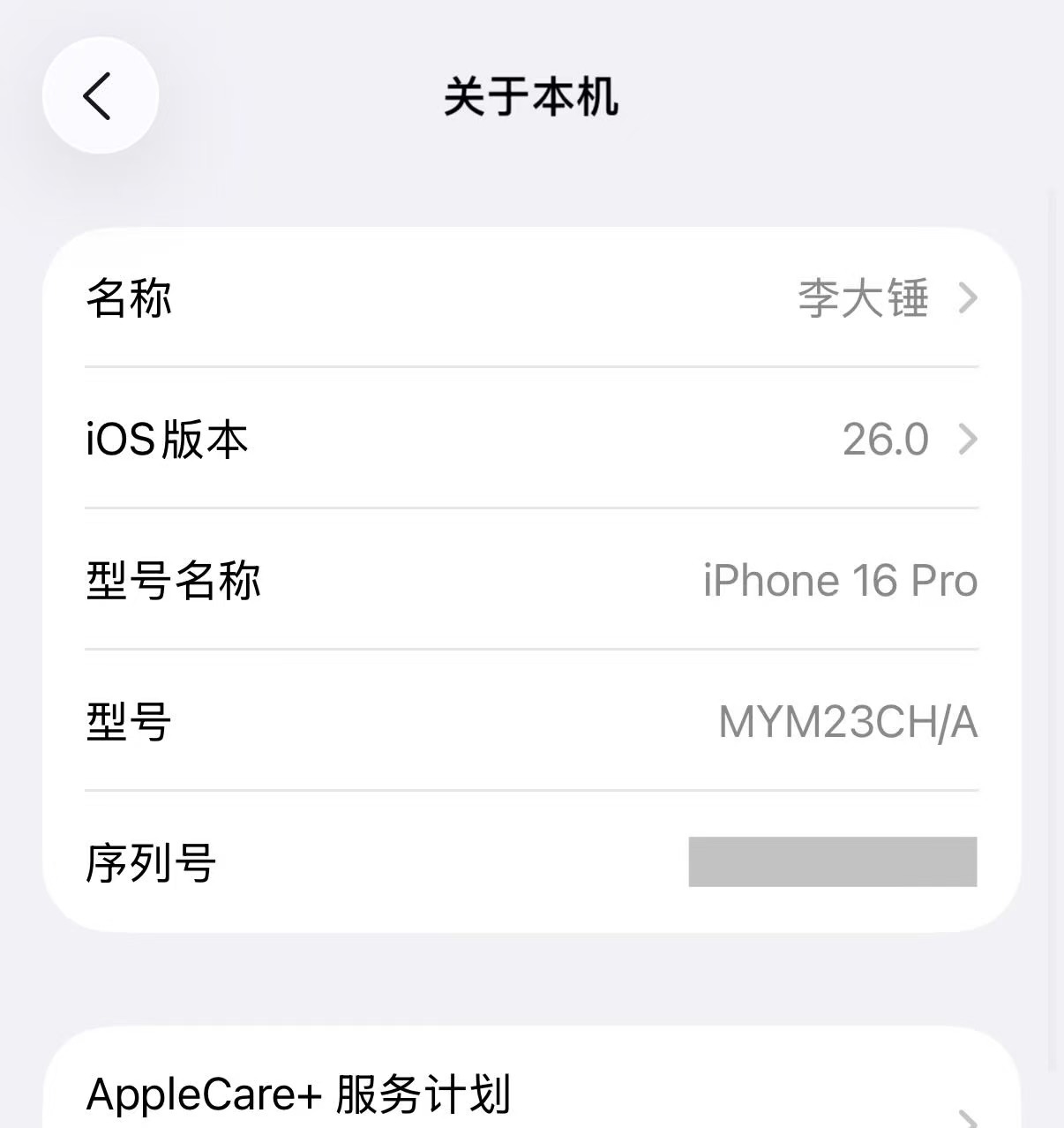 你们的手机名字都改成啥了呀？