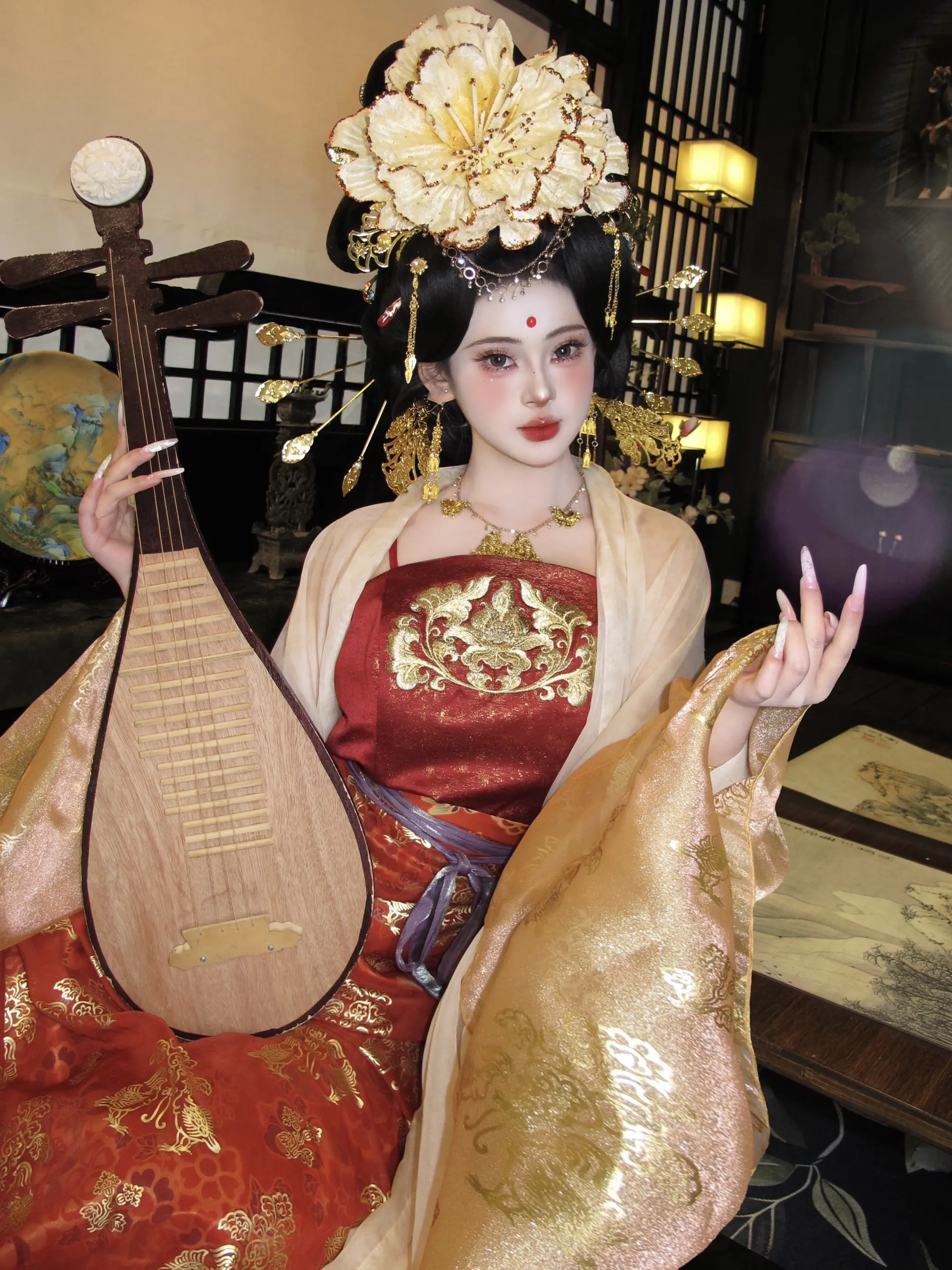 东船与西舫  琴音袅袅于心上。