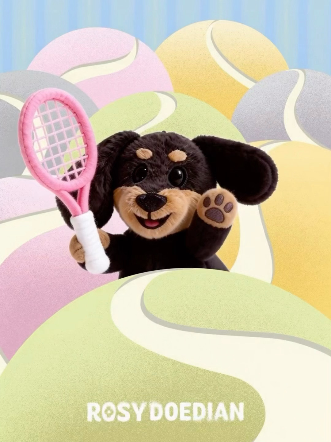 要知道咱家小狗是别的运动都不会..只会玩网球的