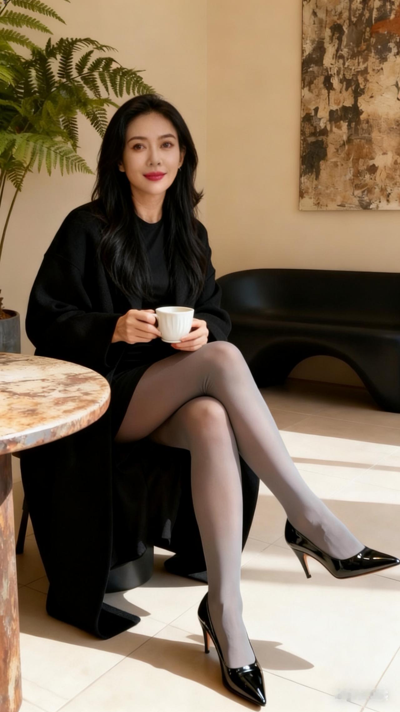 你认为什么样的女性最有魅力? 茶香满溢，静享时光。