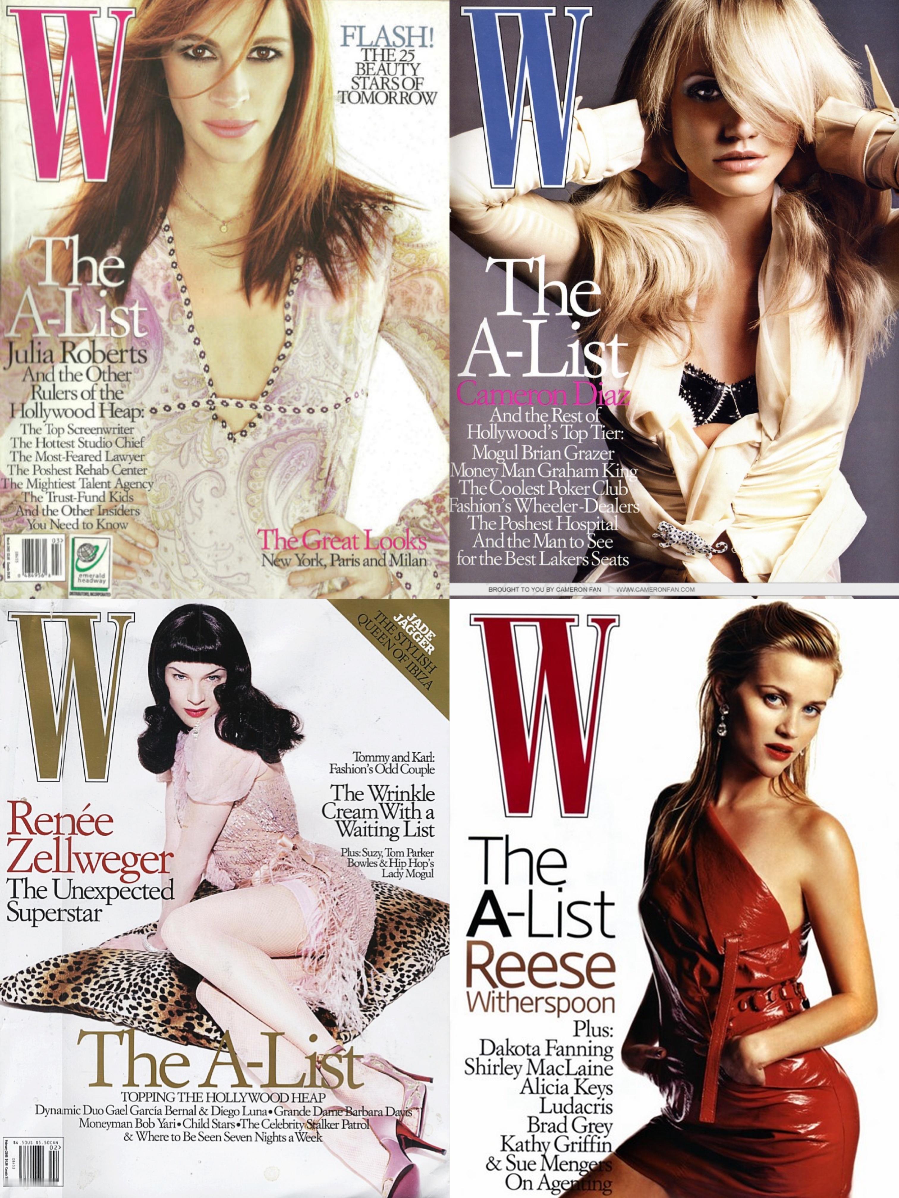 【专题】  — —  W Magazine 历年表演特辑封面 说到颁奖季 ，那就