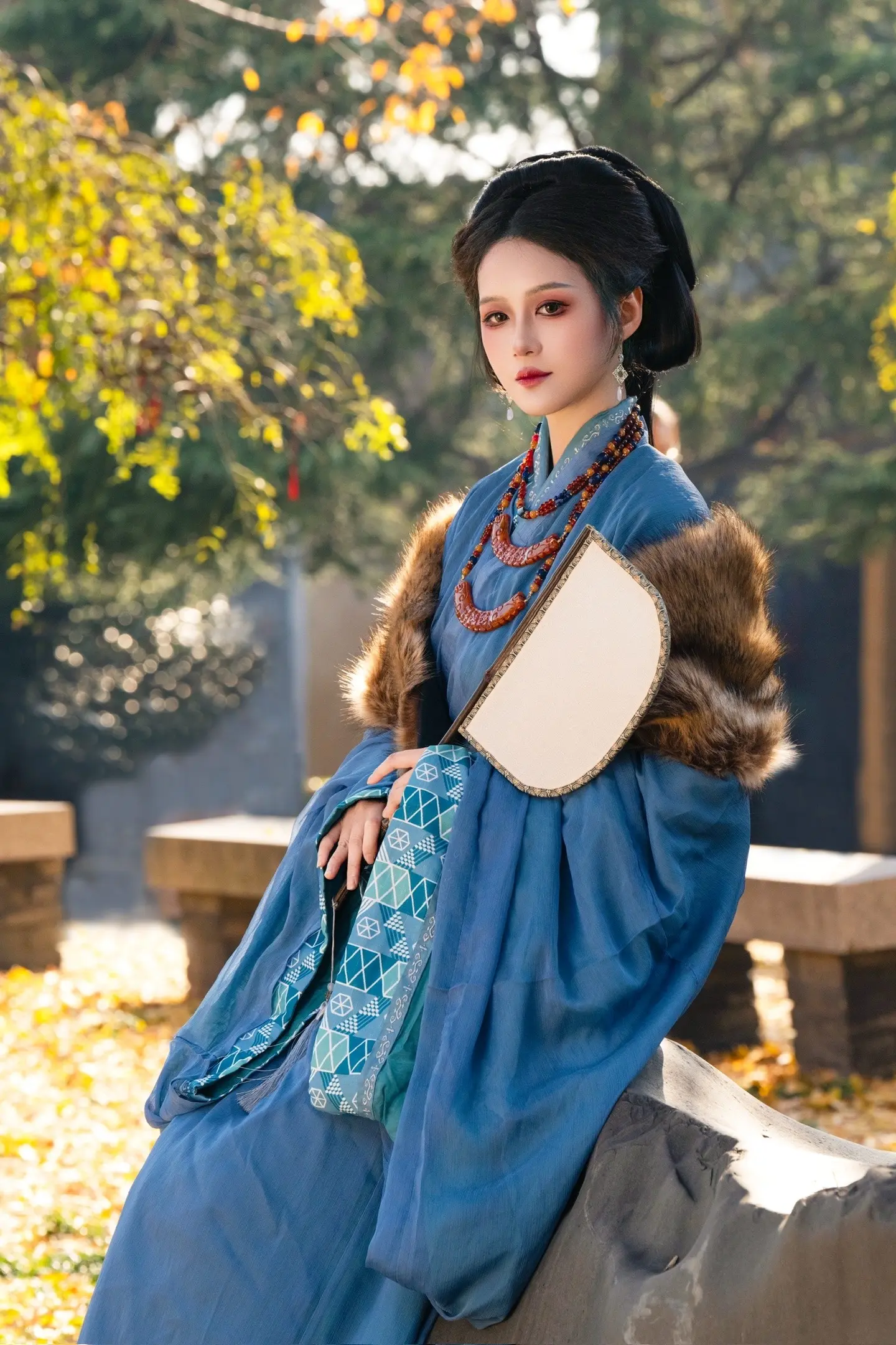 战国袍打卡完成。第一次拍了战国袍，喜欢