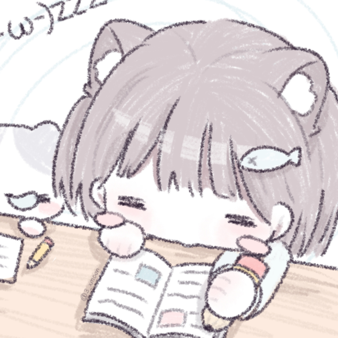 小猫呆呆的 像你՞˶･֊･˶՞   cr：3_xmoon#情头##情侣头像##涂