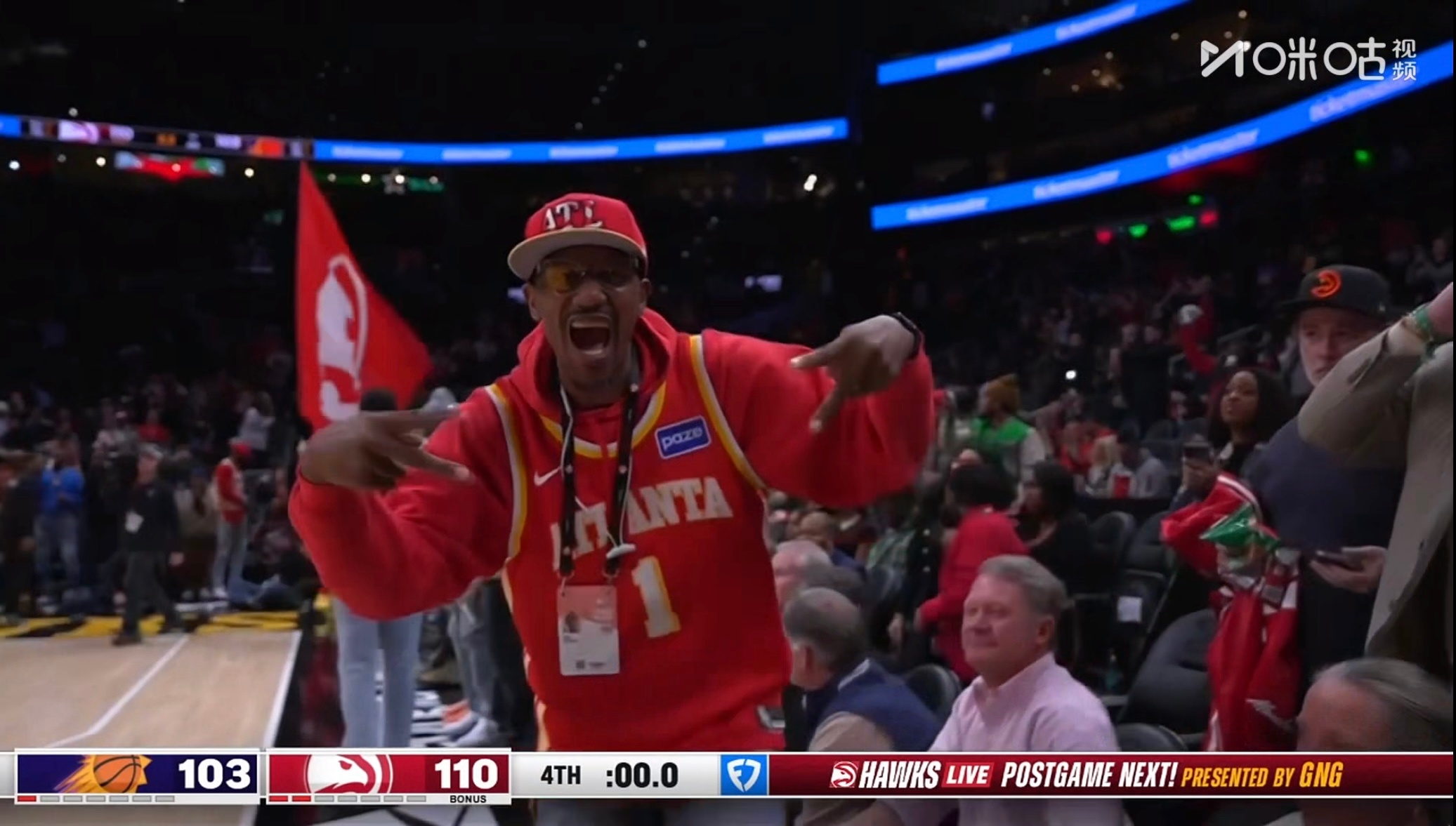 湖人升至西部第五，老鹰主场110-103击败太阳，布克伤退31分。约翰逊23分1