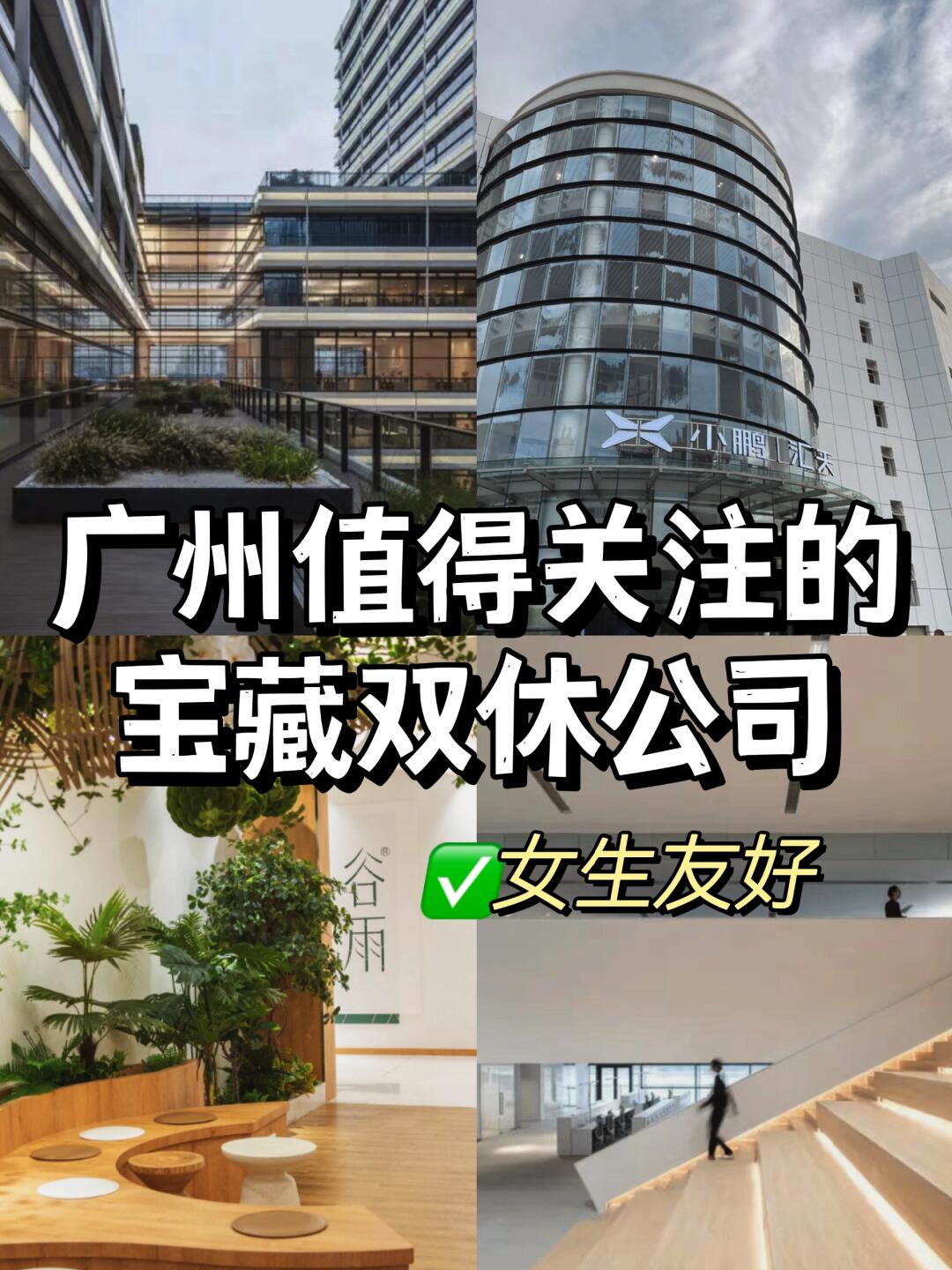拒绝996💪广州值得去的女生友好宝藏公司