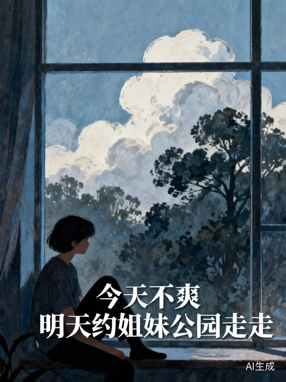 今天心情不爽，就是不爽。

退休了，按理说该享清福了，可今天就是烦。早上买菜被人
