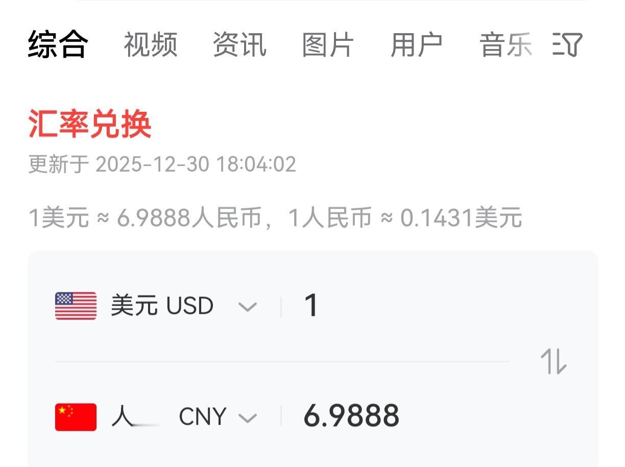 人民币兑美元破“7”！今天，人民币终于在15个月后重回“6”时代，对于一直关注中