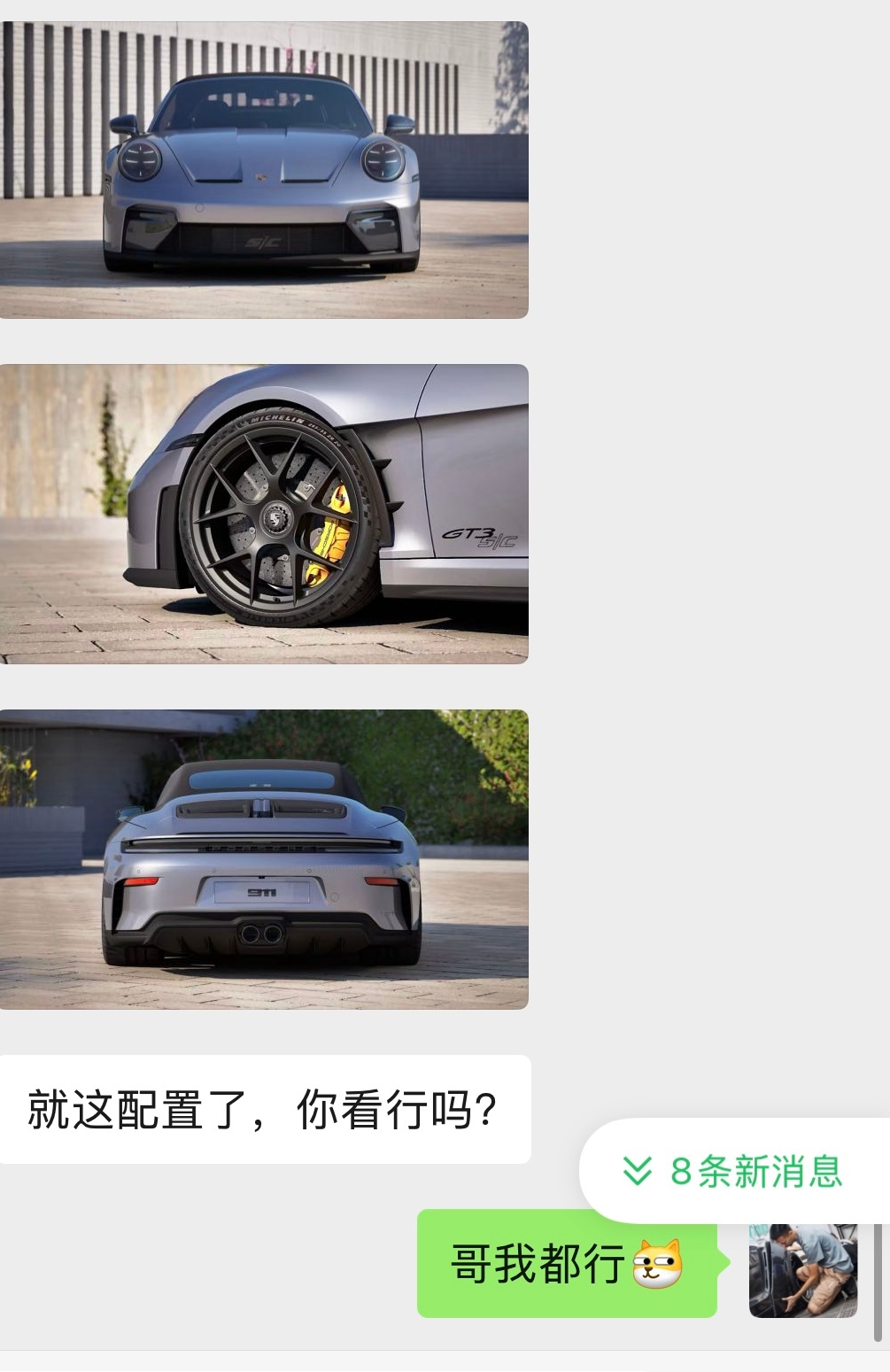 好大哥多的优势体现了[doge]又要当GT3S/C车主了兄弟们[无聊] 背着嫂子