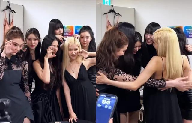 BLACKPINK终于见到小Jennie！《MAMA》后台激动抱MEOVV

