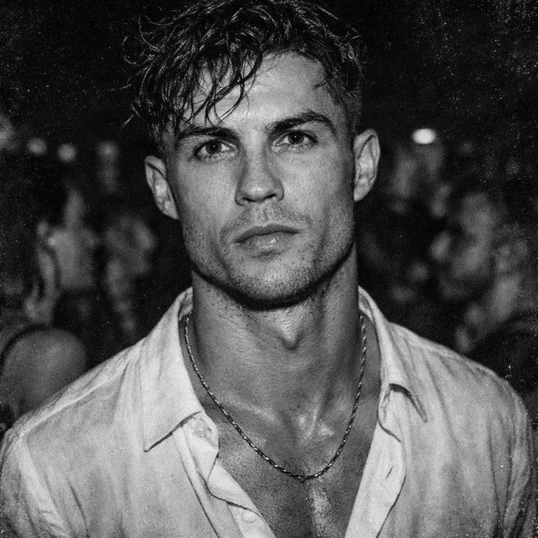 C罗c罗 这张ai得很性感熟男 