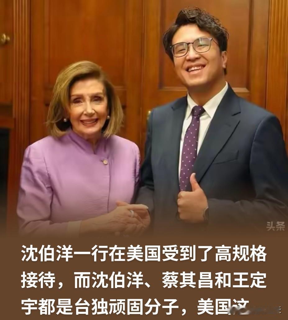 沈伯洋等人窜访美期间受到高规格接见，这种现象对于民进党当局来说无疑是一件值得庆幸