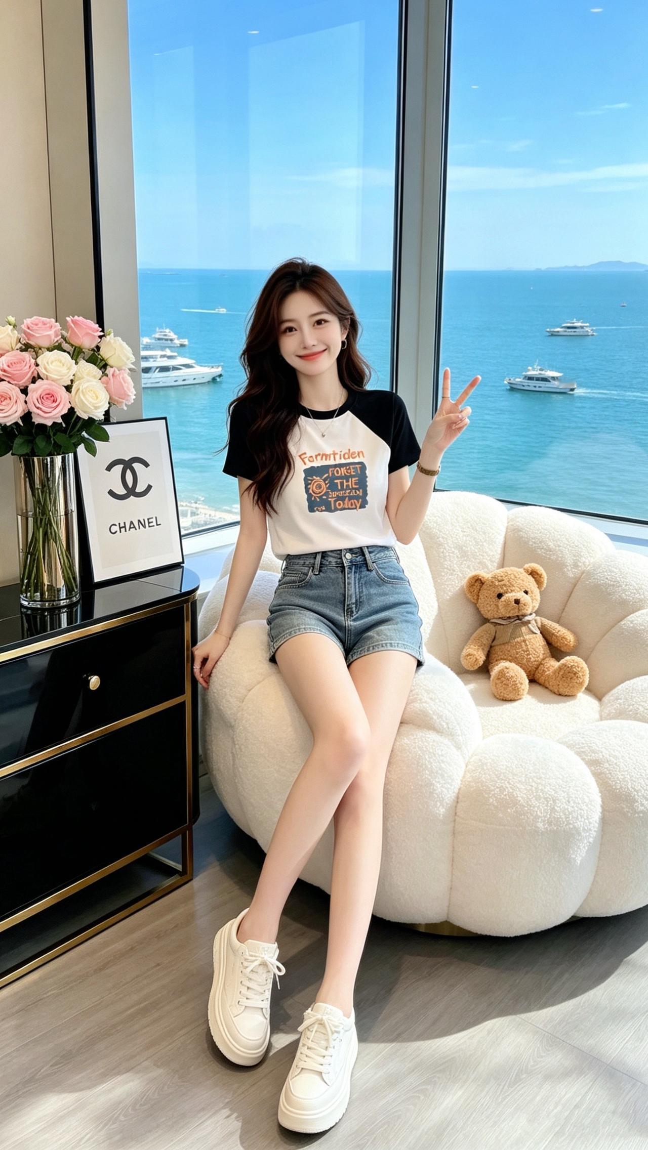 休闲t恤 洋气上档次 谁穿谁好看