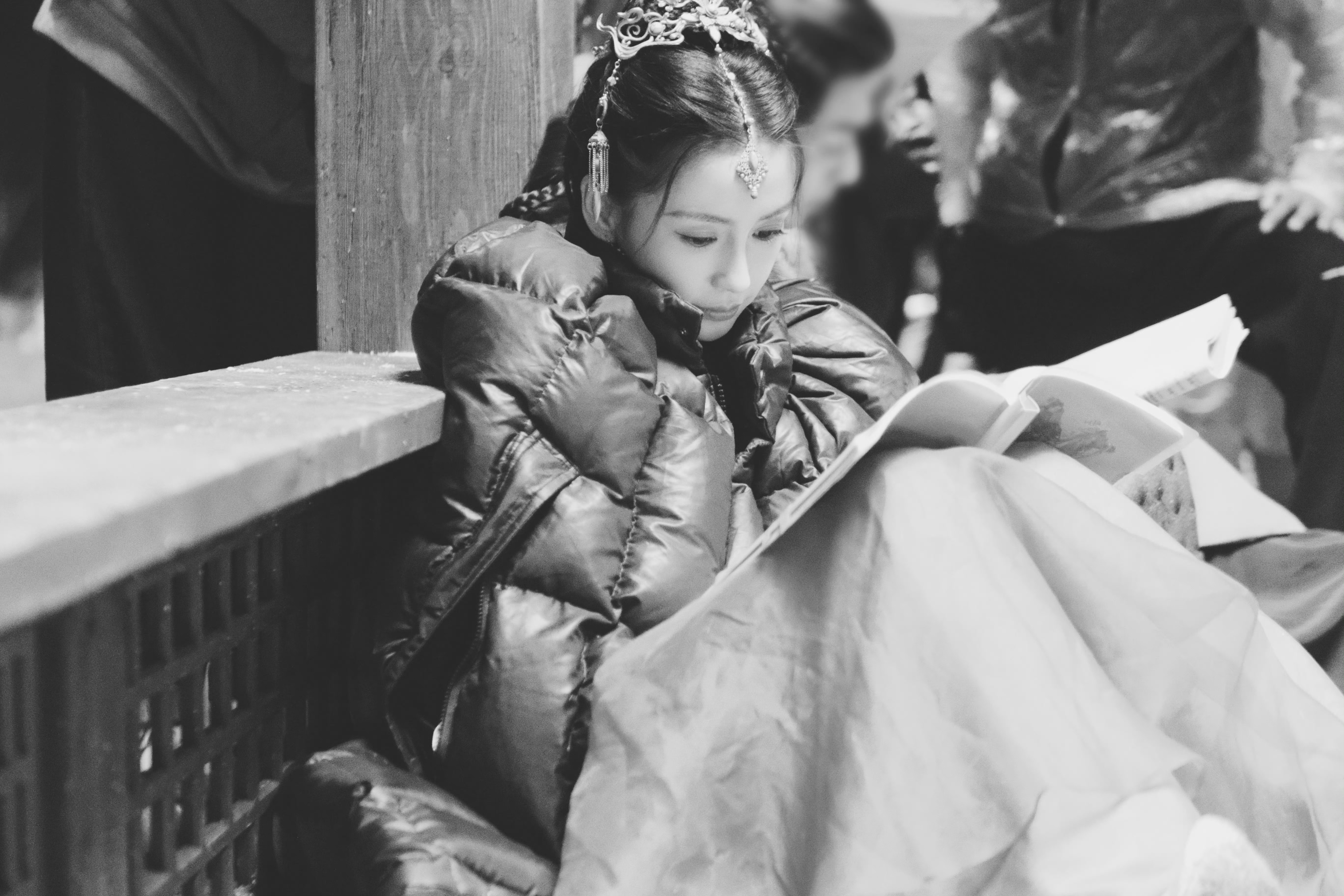 angelababy ab牌时光机 拍了拍《相思令》片场的