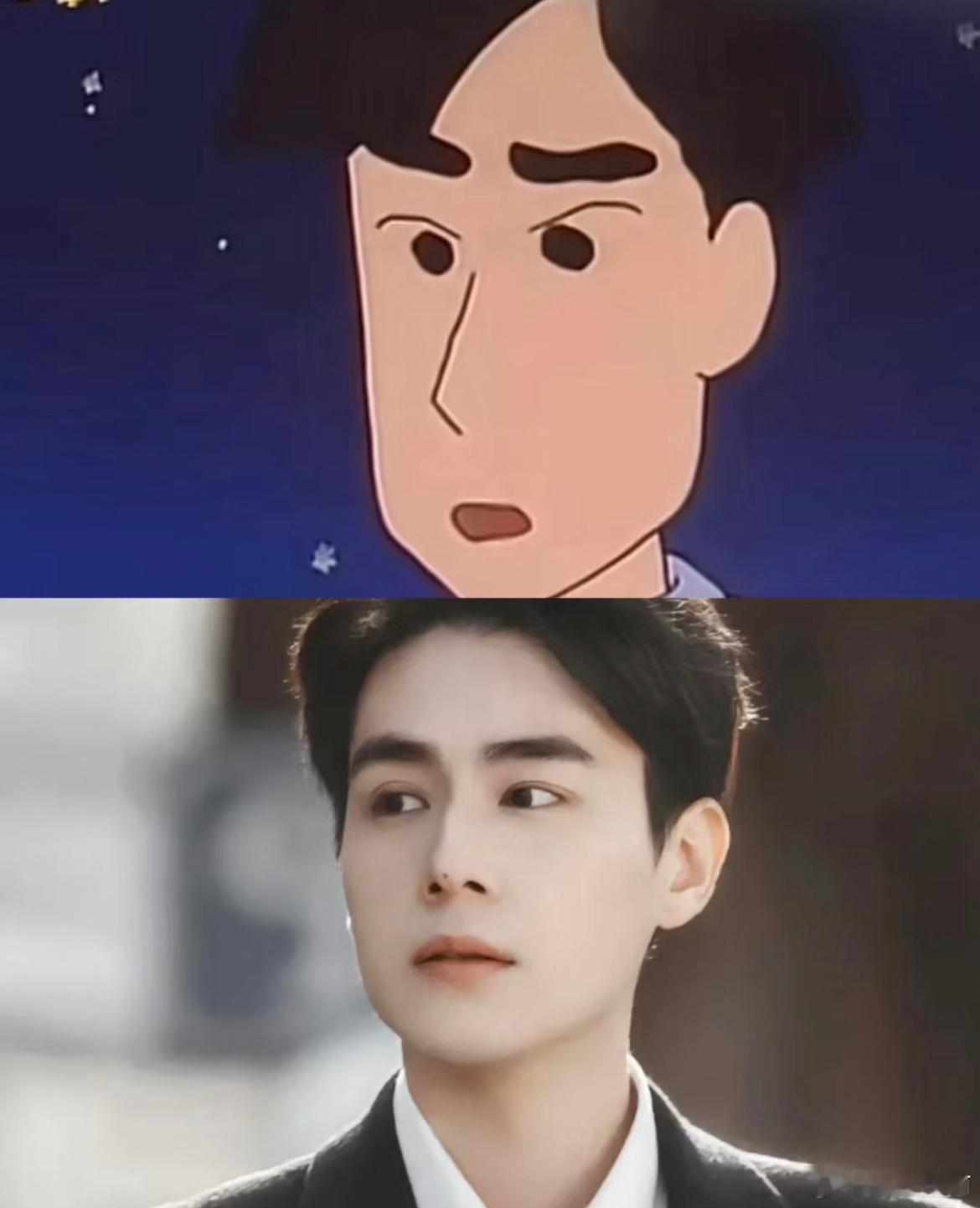 《蜡笔小新》中隐藏的男明星，你别说你还真没说，一旦代入明星视角就出不来了哈哈哈哈