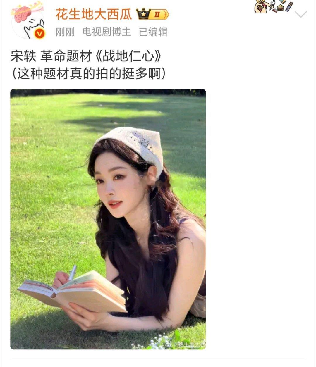🍉《战地仁心）定了宋轶出演，感觉她要拿奖了。 ​​​