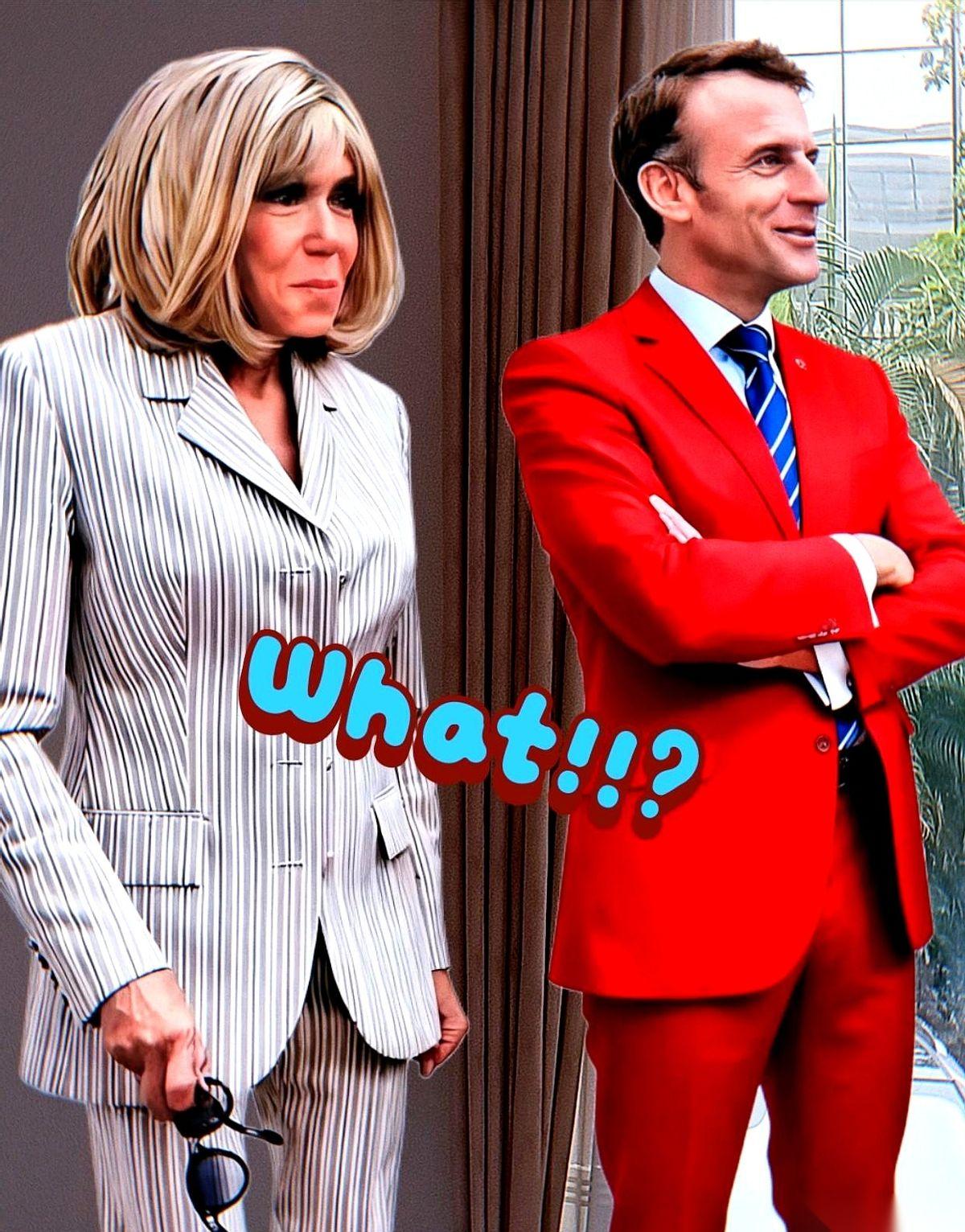 听说马克龙在欧盟闭门会上，脸都气红了，拍着桌子要对咱们用什么“贸易核武器”。
我