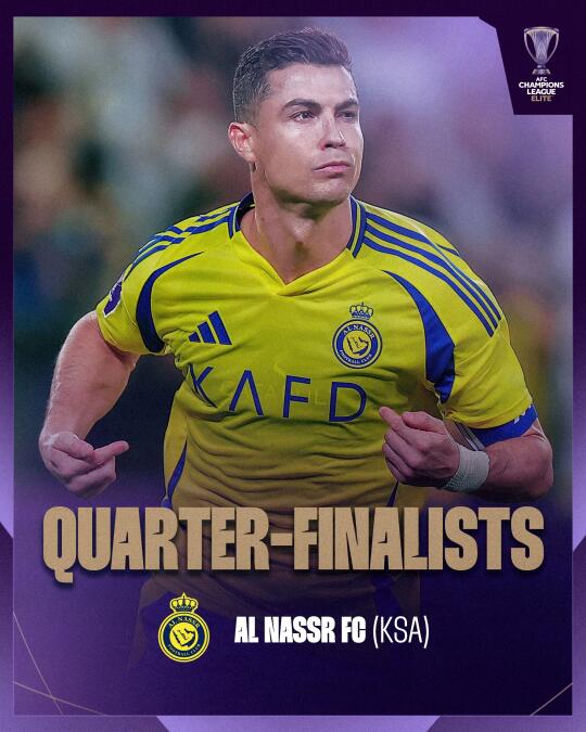 C罗7球亚冠射手榜第一，沙特联18球6点领跑