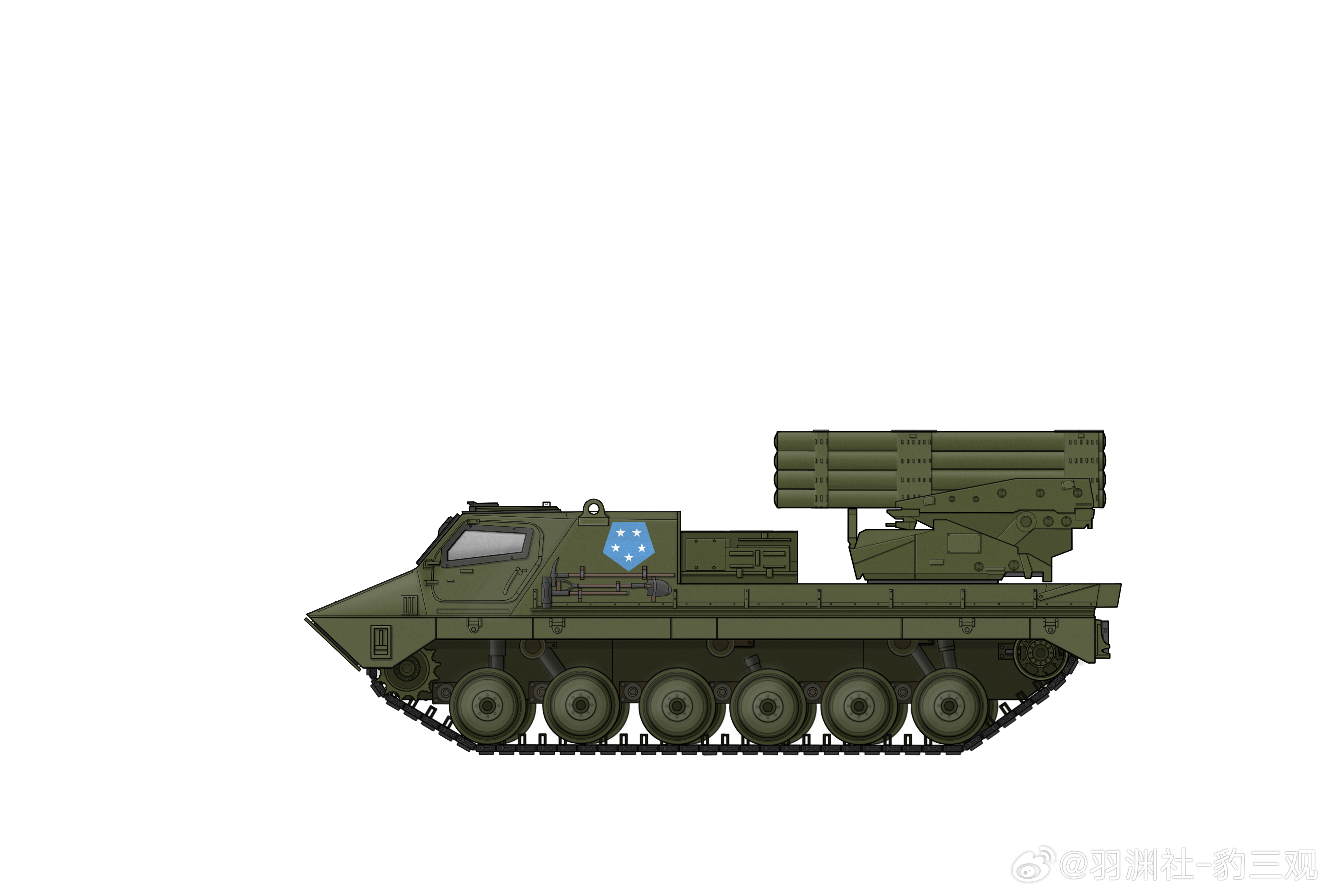 [架空-兰芳世界线]兰芳国防军-定魂曲火箭炮系统1970年代初，为取代在1950