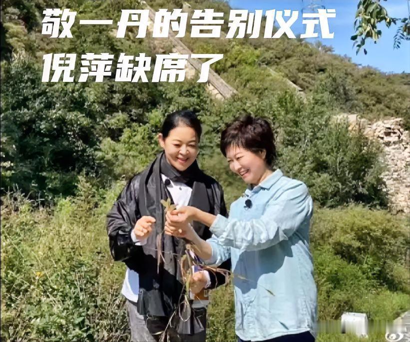 倪萍没能送敬一丹一程，字里行间那种压抑的遗憾，
隔着屏幕都让人心头一紧。

不少