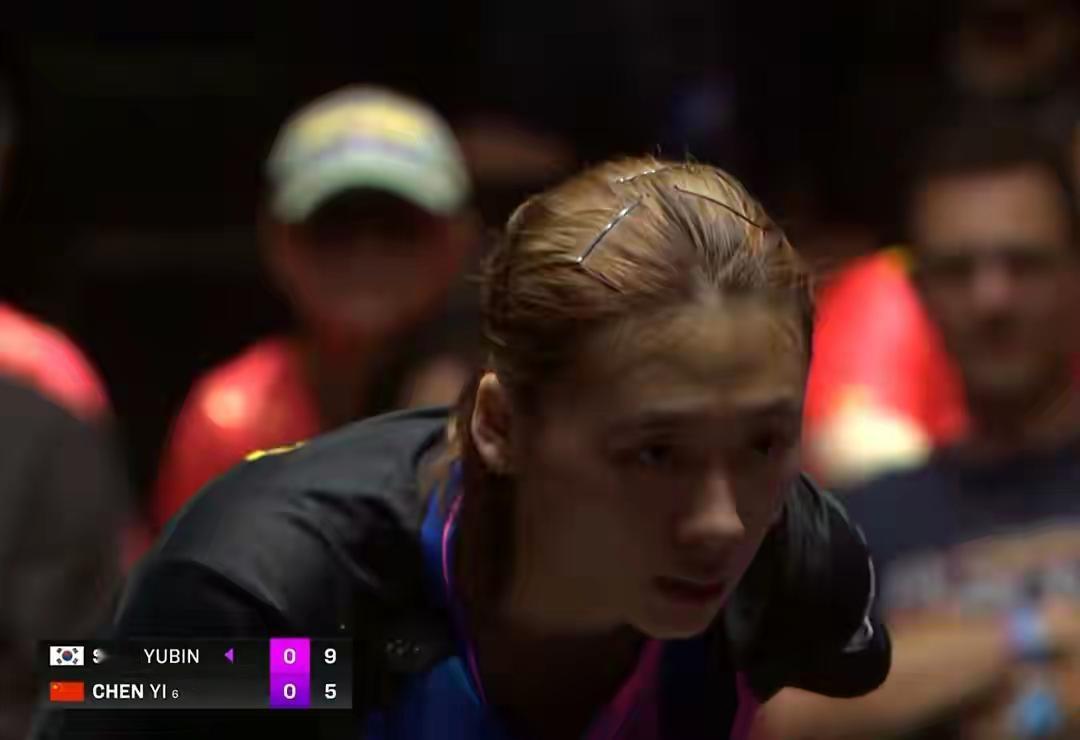 憋屈！陈熠虽然苦战六局，
到还是没能压住韩国球员申裕斌，
最终还是二比四败下阵来