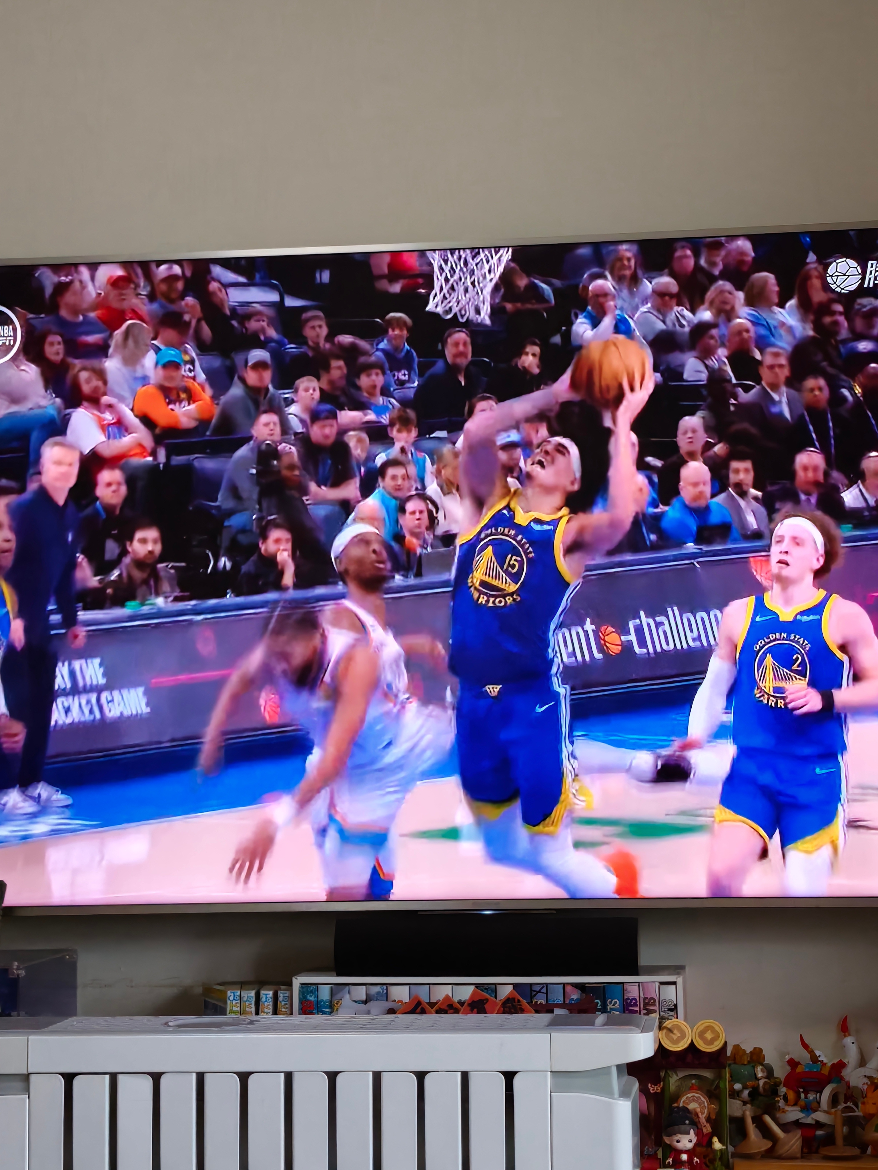 心气可以啊，好样的！看球金州勇士