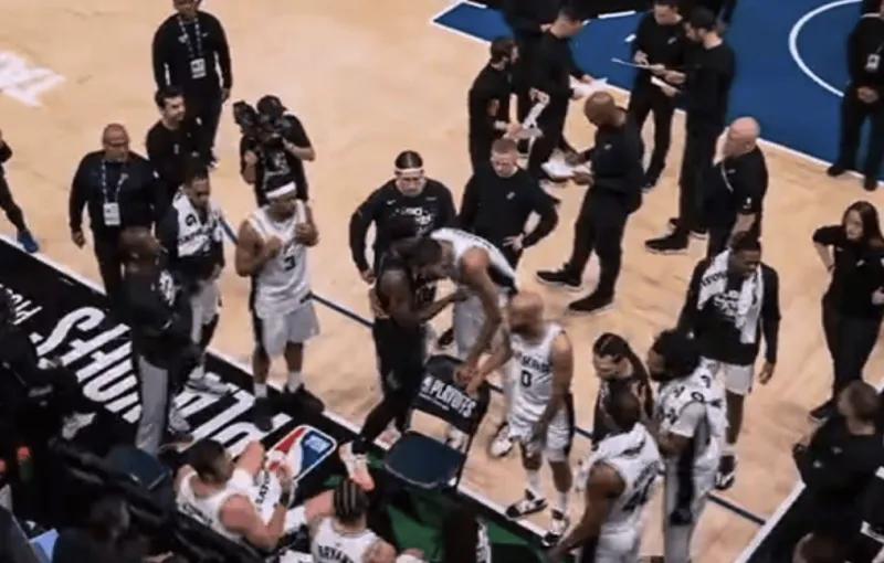 爱德华兹谈拥抱：知道不会再上场了，所以给他们应有尊重
05月17日讯，在NBA季