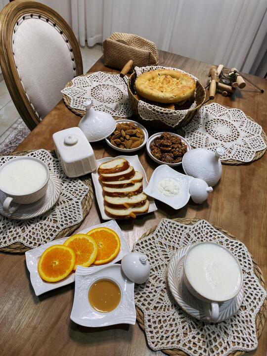 早餐的仪式感 .