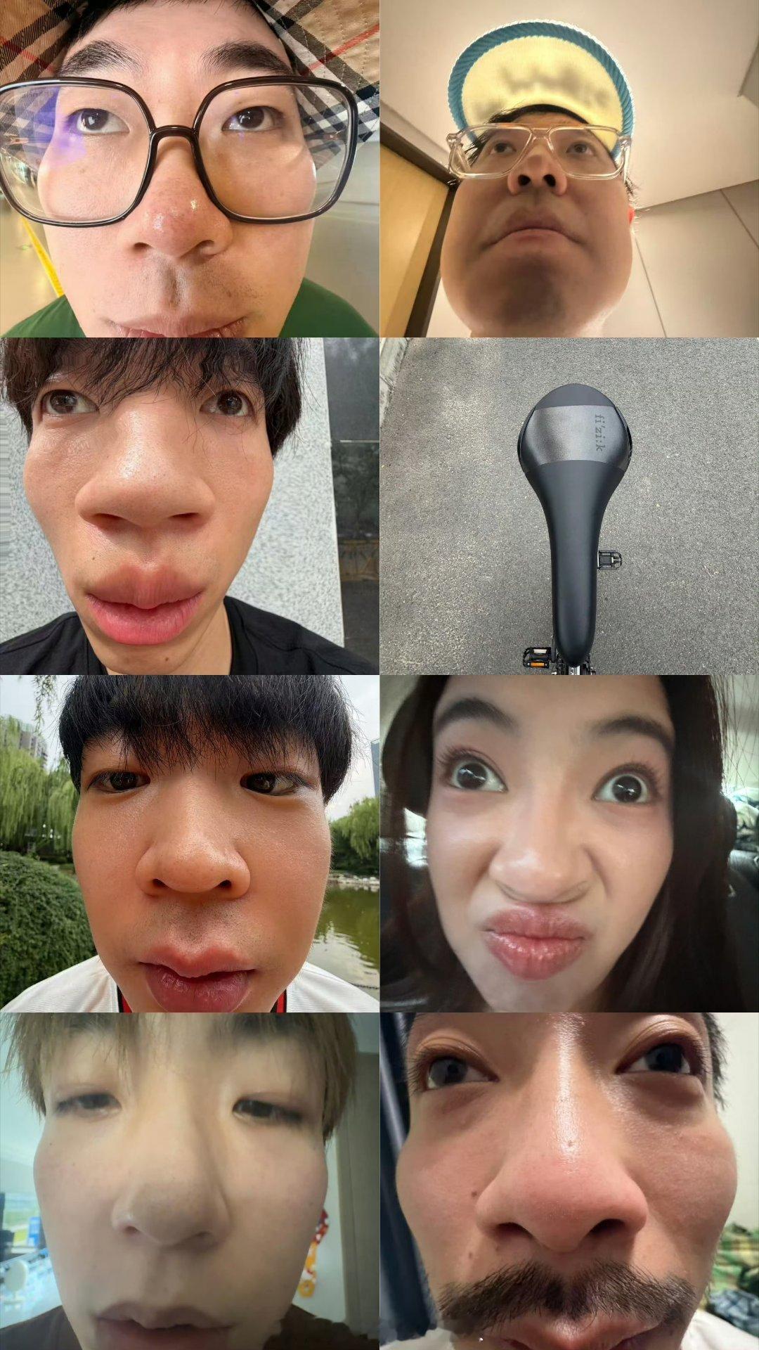 八仙子集体丑照请问你们是做游戏输了吗哈哈哈哈 
