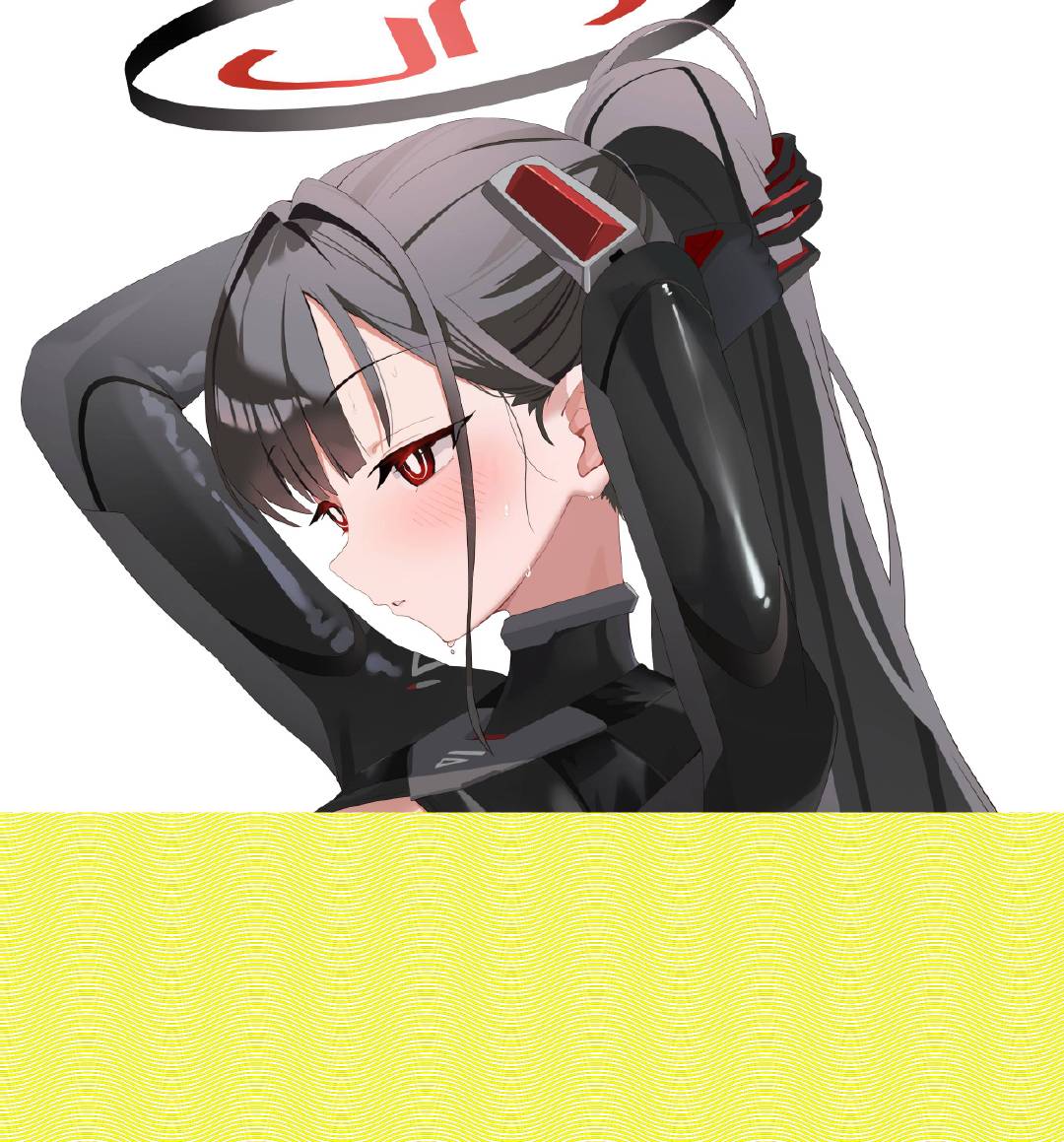 调月莉音——碧蓝档案——画师: jbell，网页链接