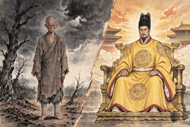 他讨过饭、当过和尚，最后坐上了龙椅：朱元璋的前半生