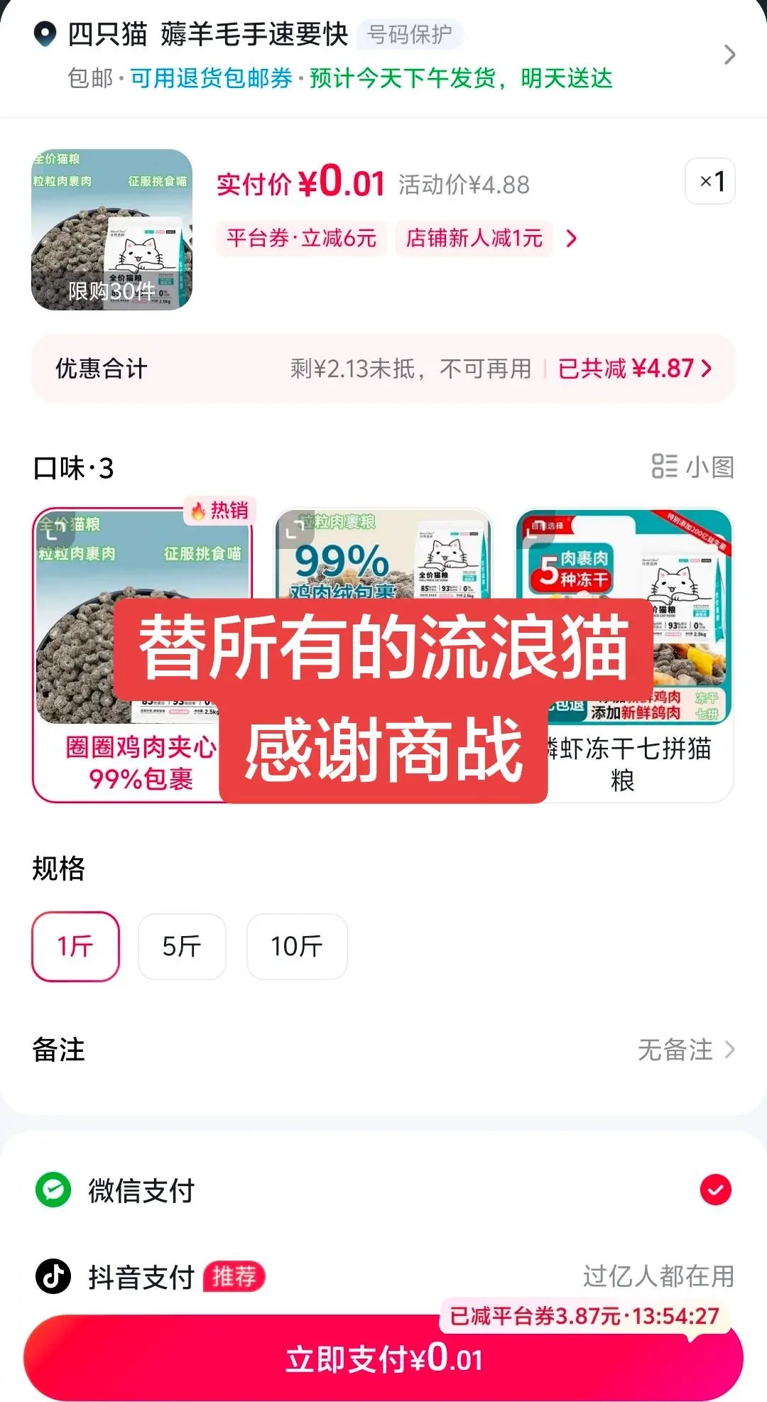 流浪猫有福了
