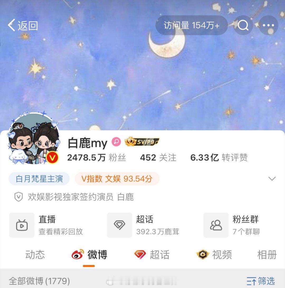 白月梵星[超话]  白鹿的新头像是白烁和爹爹！白烁很爱爹爹，能不能冲个会员复活爹