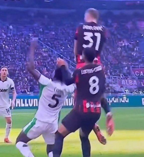 如果让米兰接受今天的0分，没问题，但是米兰就不应该接受打萨索洛的1分而是3分；如