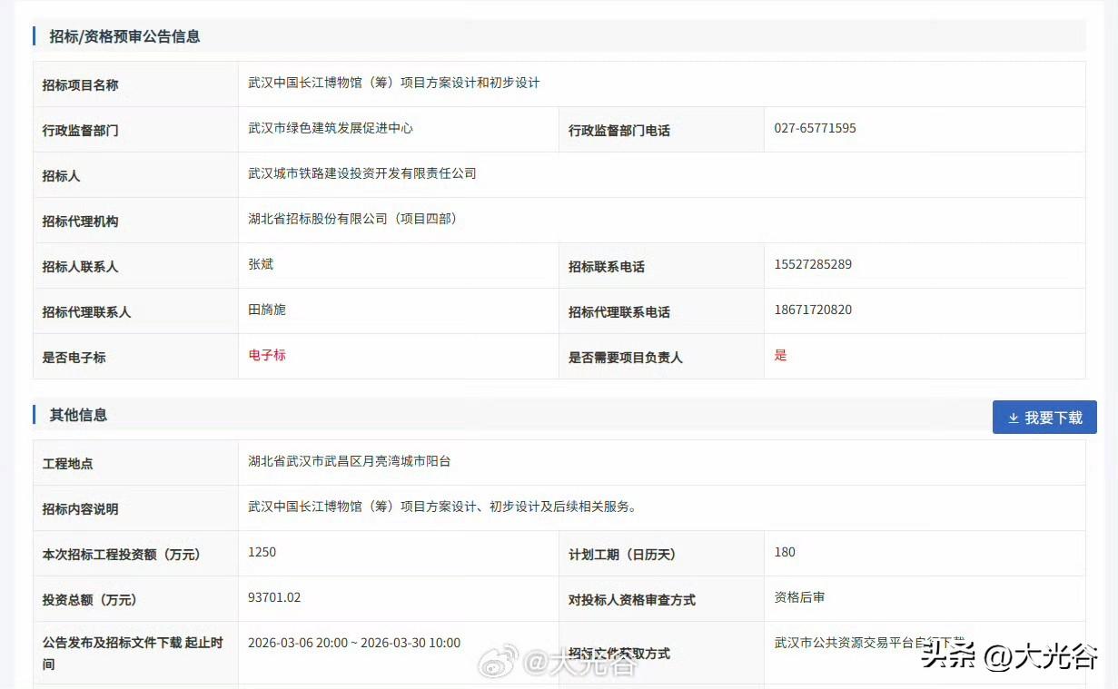 武汉中国长江博物馆（筹）项目方案设计与初步设计稳步推进

近日，武汉中国长江博物