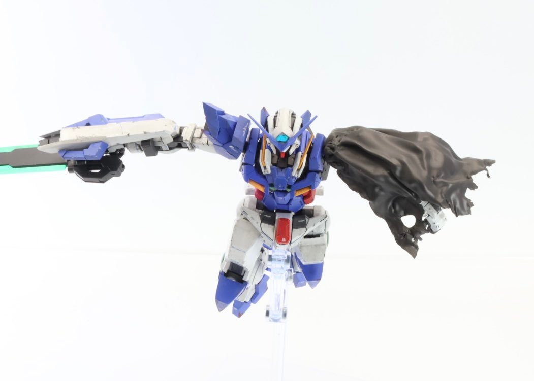 MG惊异能天使高达修复型（by はいせ）高达模型[超话]高达模型 ​​​