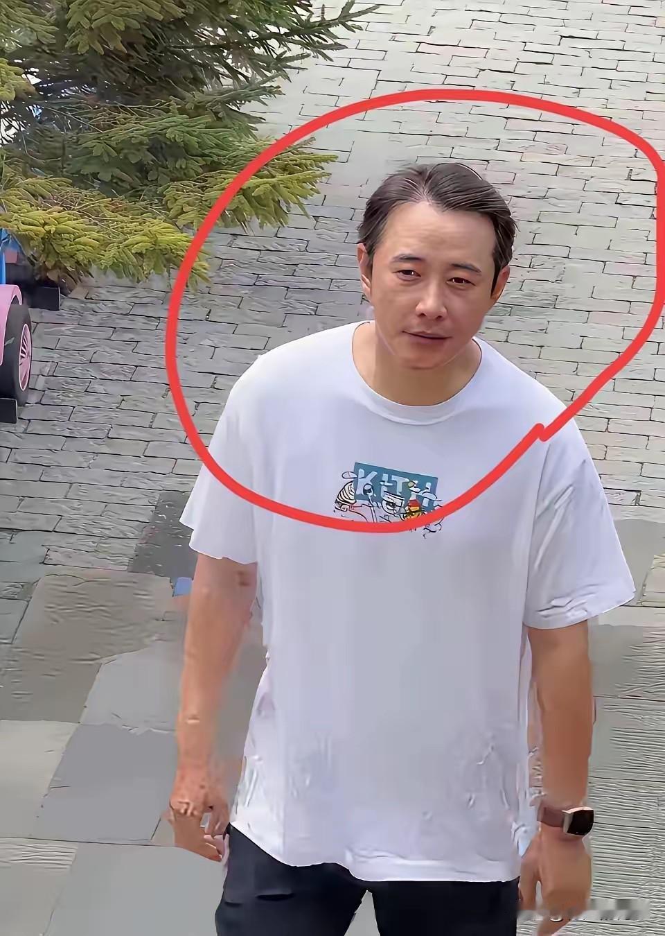 曾经的顶流男神，发际线也变高了。