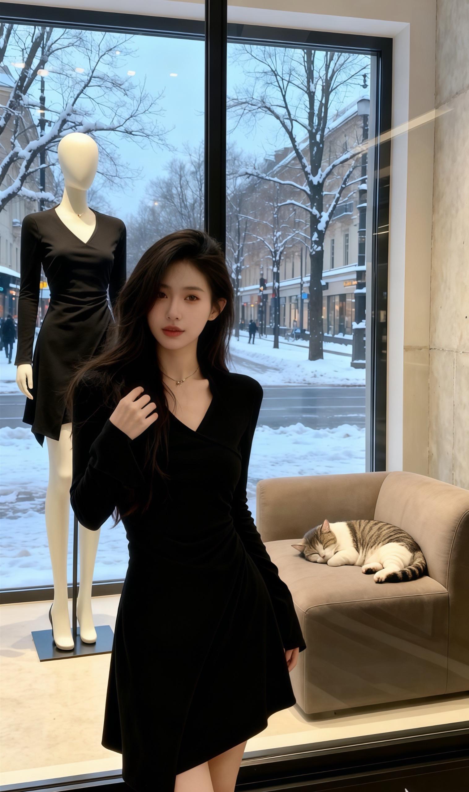 韩系穿搭 连衣裙 温柔风穿搭早秋穿搭 早秋穿搭三分钟出门不是梦