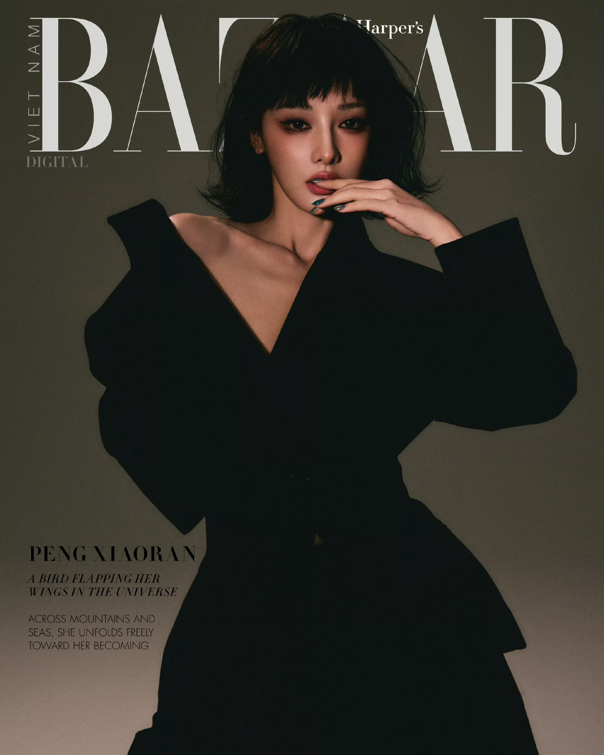 彭小苒越南芭莎新年封 