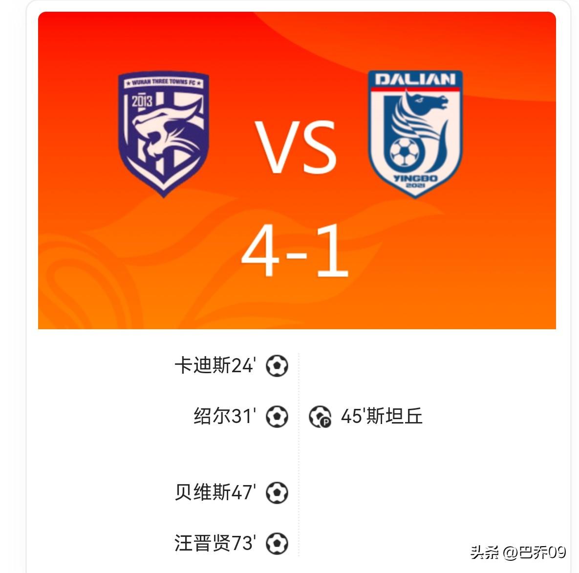 🔥4-1狂胜！武汉三镇主场火力全开 三叉戟齐破门斩获赛季首胜强势宣告回归
 