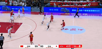 李缘突分，贾赛琪打中！比赛结束！中国女篮战胜日本队，赢了9分！
说实话，篮板36