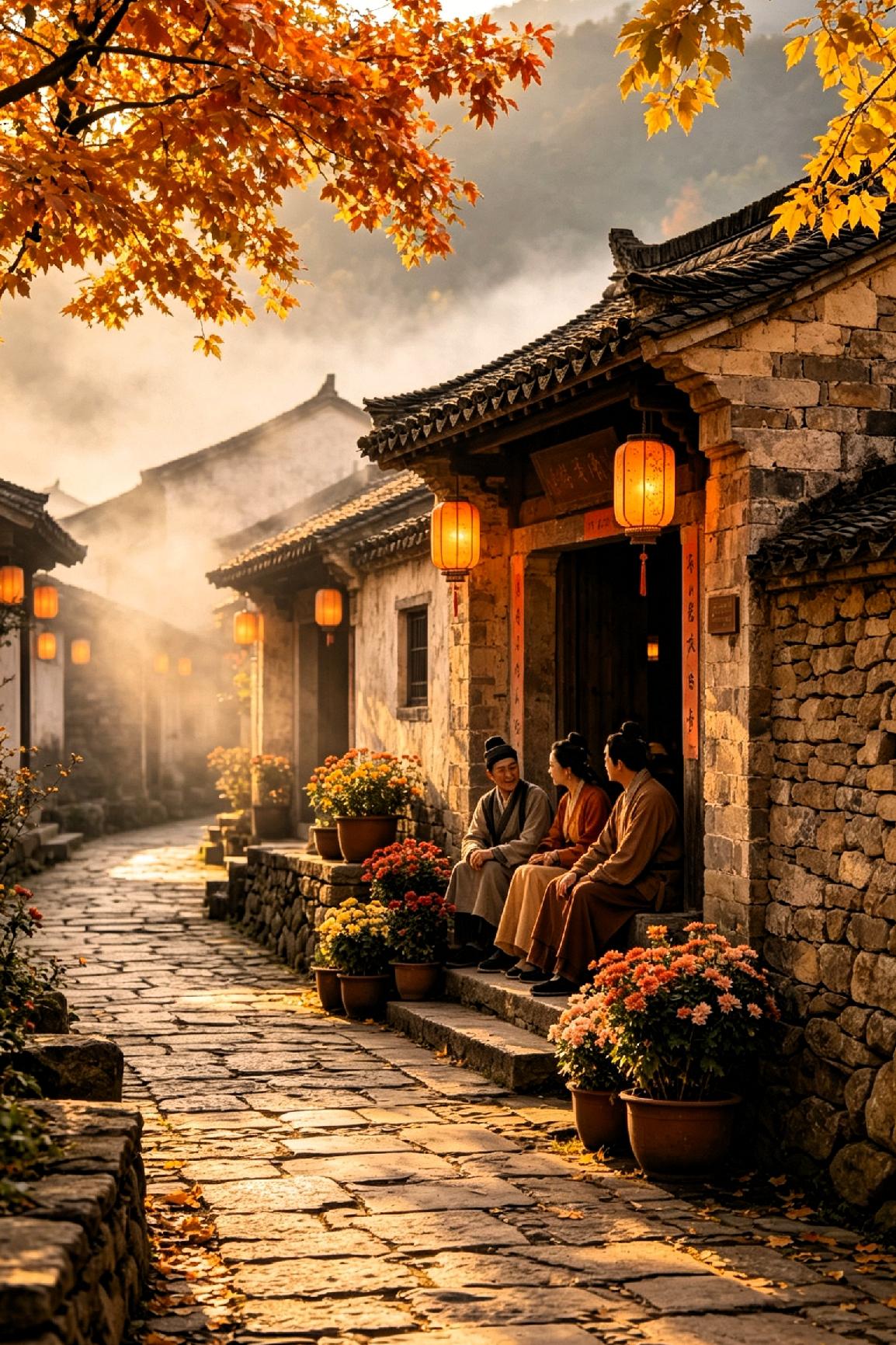 ╭━━━━━━━━━━━━━━━━
　秋意寻幽｜一笺清诗寄风月　　
╰━━━━━