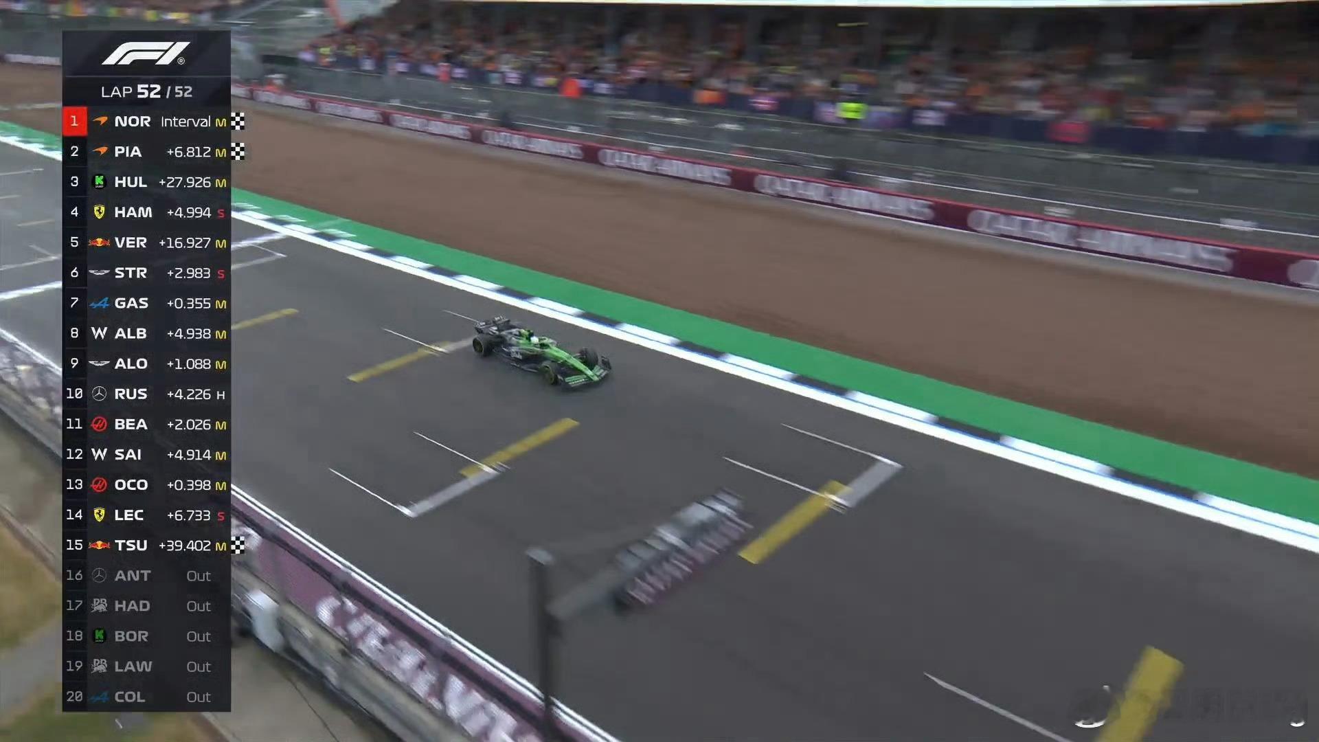 F1英国大奖赛真的很精彩，从起跑开始一直峰回路转。霍肯博格终于打破魔咒登上领奖台